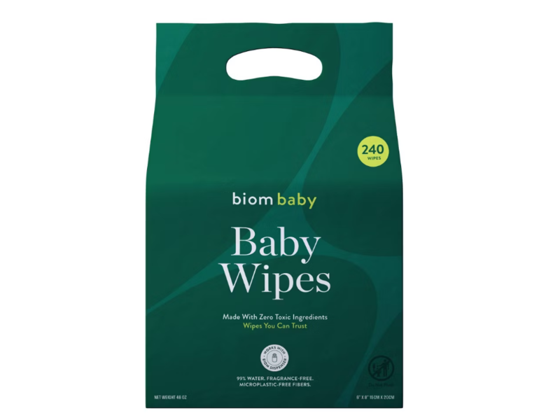 Biom Baby Wipes, 48 oz, 240 Count