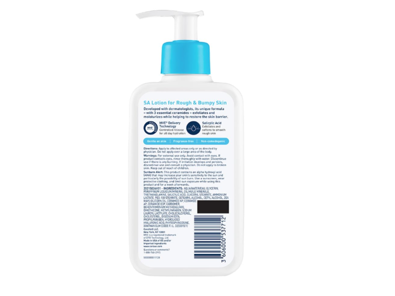 CeraVe SA Lotion Rough & Bumpy Skin , 8 fl oz/237 mL