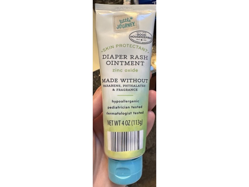 Little Journey Diaper Rash Ointment, Zinc Oxide, 4 oz/113 g, Pack Of 6