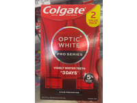 Colgate Visibly Whiter Teeth Toothpaste, Optic White, 3 oz/85 g, Pack Of 2 - Image 3