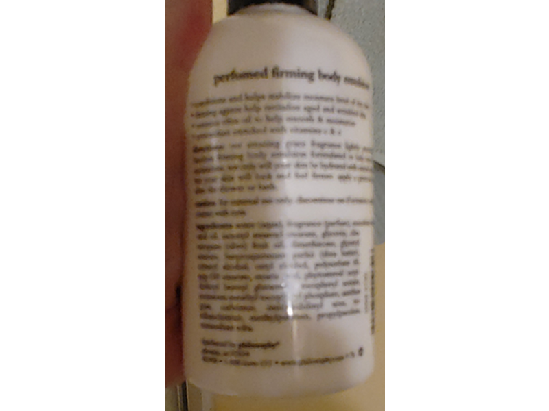 Philosophy Amazing Grace Firming Body Emulsion, 8 fl oz/236.6 mL