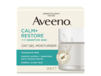 Aveeno Calm + Restore Oat Gel Moisturizer, Fragrance Free, 50 mL - thumbnail 1