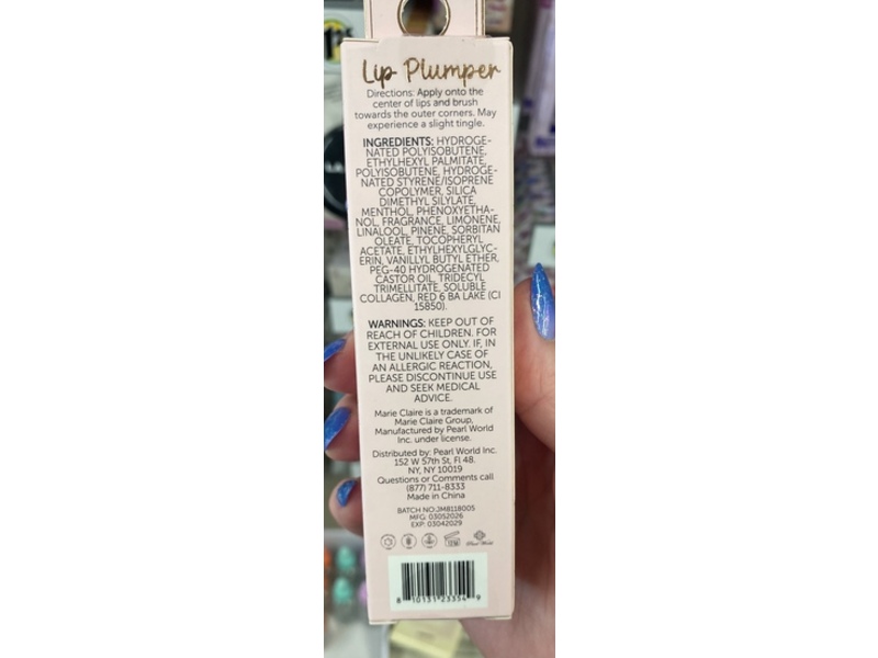 Marie Claire Paris Lip Plumber, Soft Pink, 0.12 fl oz/3.5 mL