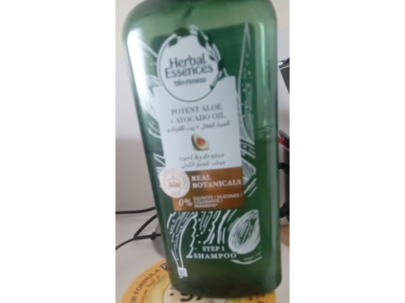 Herbal Essences Curl Hydrator Shampoo, Potent Aloe + Avocado Oil, 400 mL