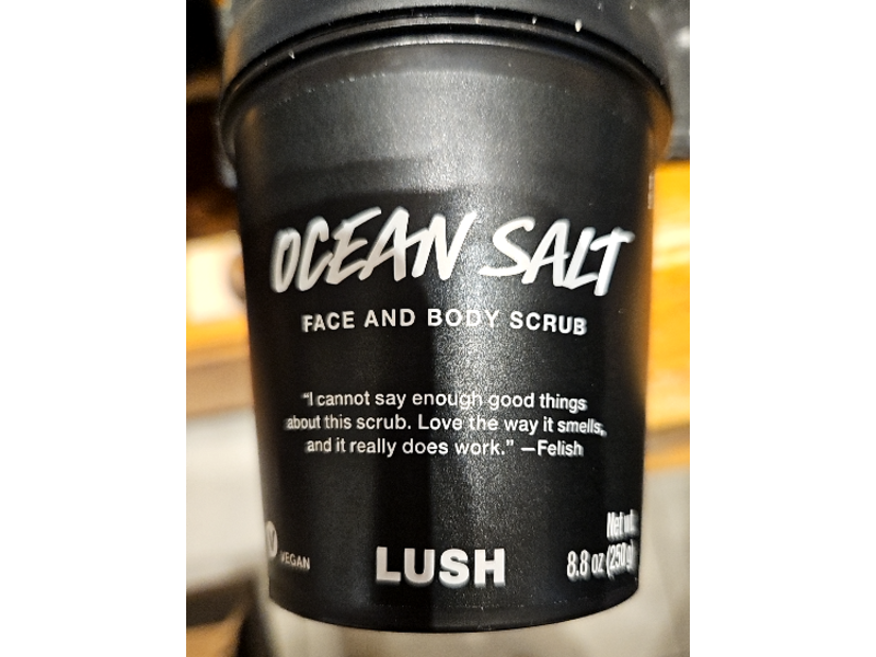 Lush Face & Body Scrub, Ocean Salt, 8.8 oz/250 g