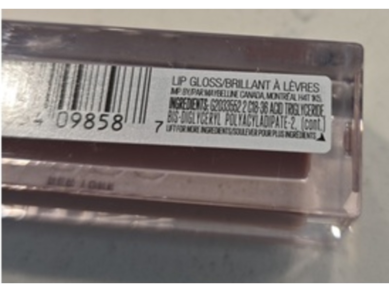 Maybelline New York Lifter Gloss, 27 Toffee, 0.18 fl oz/5.4 mL