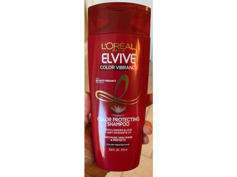 L'Oreal Paris Elvive Protecting Shampoo, Color Vibrancy, 12.6 fl oz/375 mL