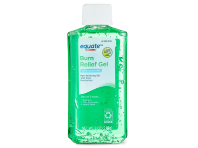 Equate Burn Pain Relieving Gel, Lidocaine, 8 oz/226 g