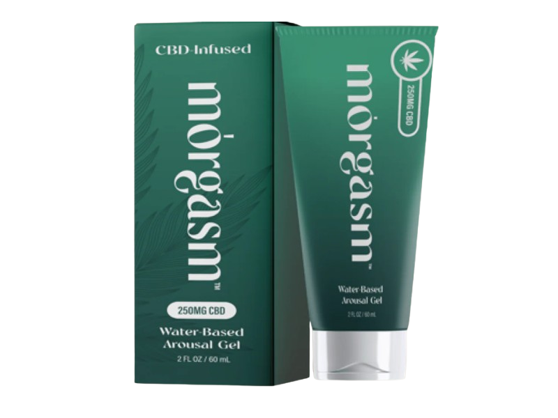 Morgasm CBD Infused Water-Based Arousal Gel, 2 fl oz/60 mL