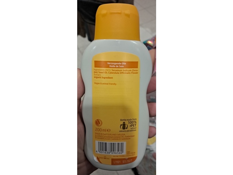 Weleda Baby Oil, Calendula, 200 mL
