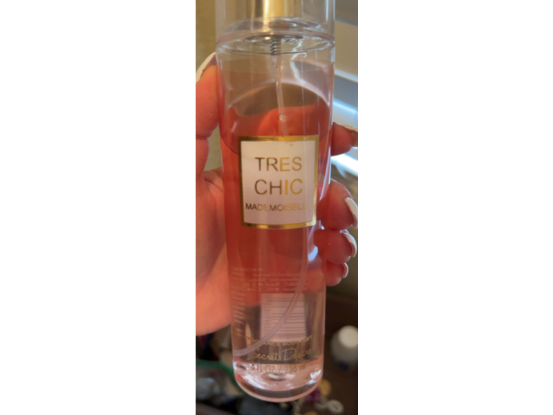 Secret Desire Tres Chic Mademoiselle Fragrance Mist, 8 fl oz/236 mL