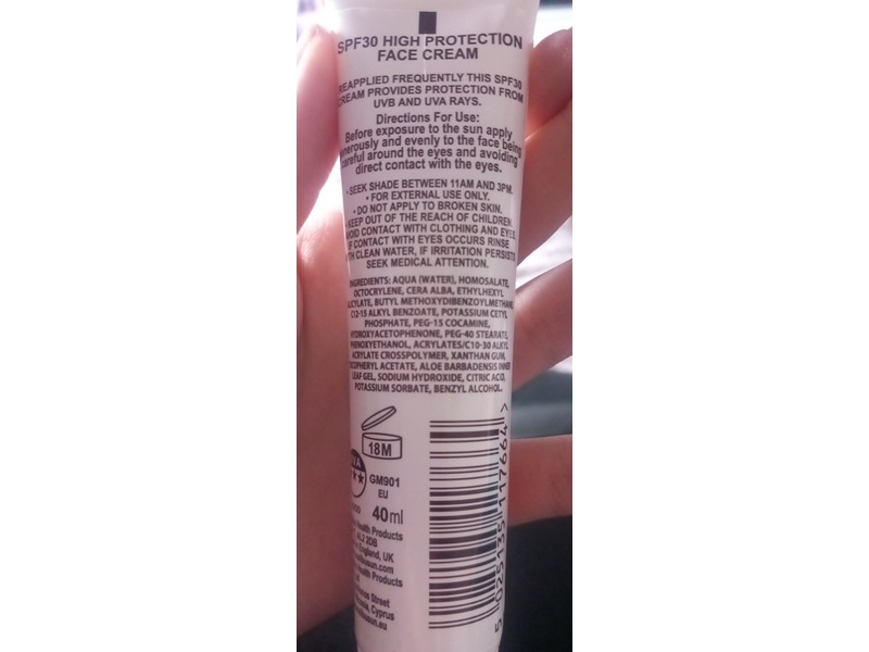 Malibu Face Cream, Vitamin E & Aloe Vera, SPF 30, 40 mL