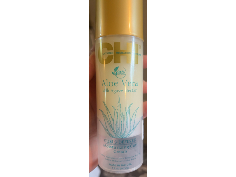 Chi Curl Defined Moisturizing Cream, Aloe Vera, 5 fl oz/147 mL