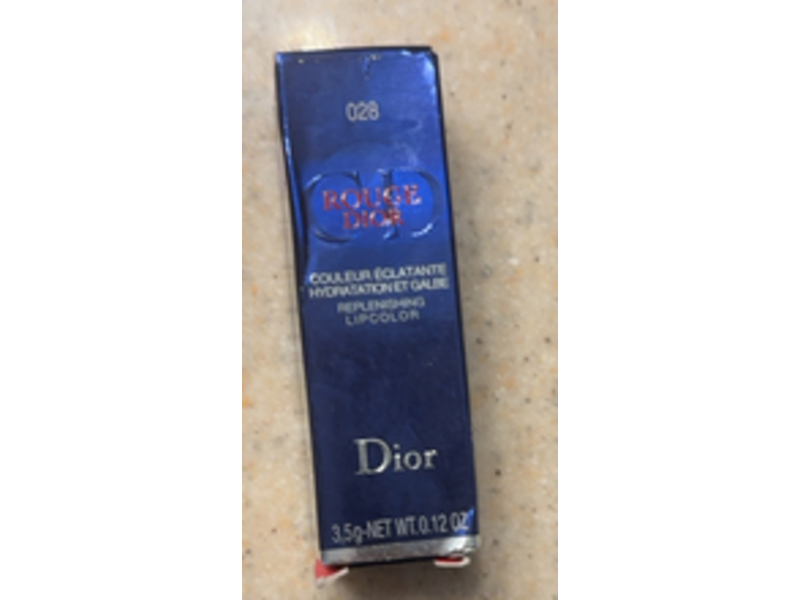 Dior Replenishing Lip Color, 028 Actrice, 0.12 oz/3.5 g