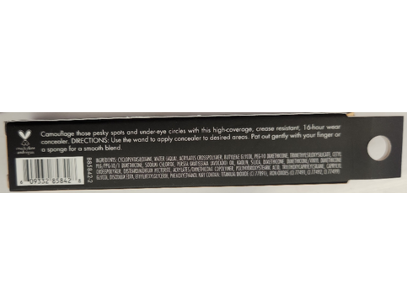 e.l.f. 16HR Camo Concealer, Fair Warm, 0.2 fl oz/6 mL