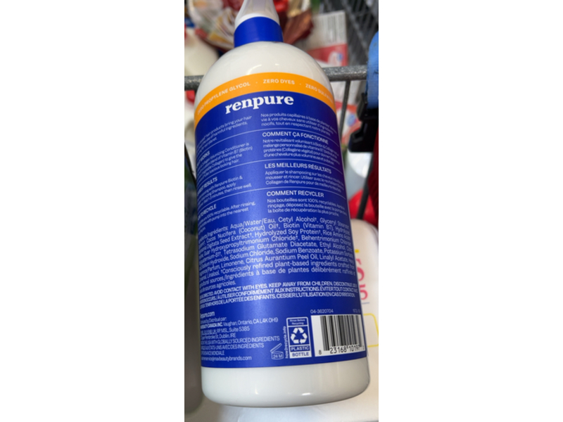 Renpure Volumizing Conditioner, Biotin & Collagen, 28 fl oz/828 mL