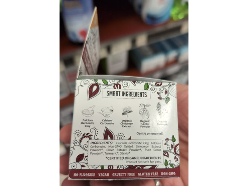 My Magic Mud Strong Teeth & Gums with Turmeric & Cacao Polishing Tooth Powder, Cinnamon, 1.41 oz/40 g