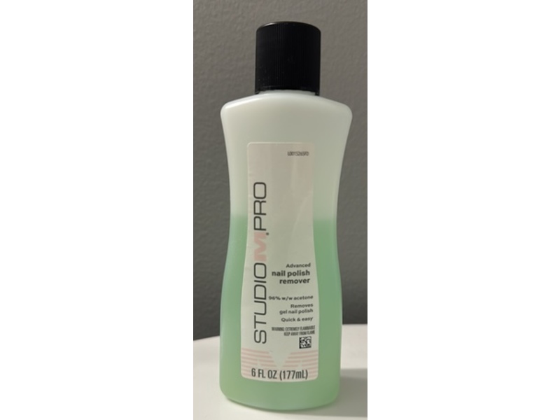 Studio M Pro Advanced Nail Polish Remover, 6 fl oz/177 mL