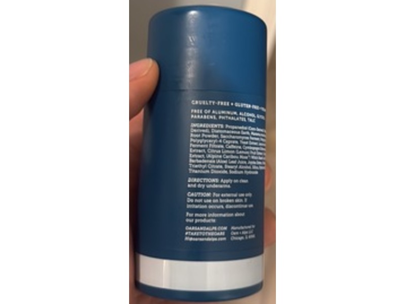Oars + Alps Deodorant, Unscented, 2.6 Oz/75 g
