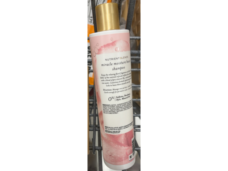 Pantene Pro-V Miracle Moisture Boost Shampoo, 9.6 fl oz/285 mL