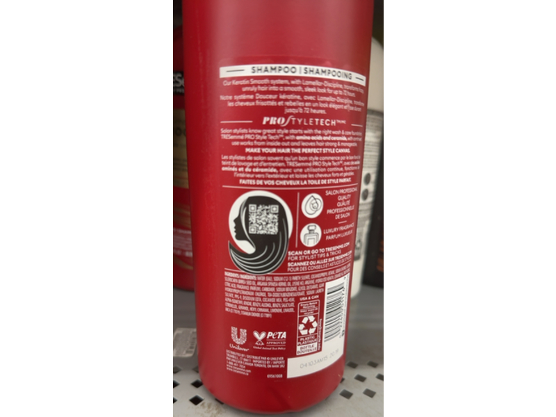 Tresemme Keratin Smooth Shampoo, 28 fl oz/828 mL