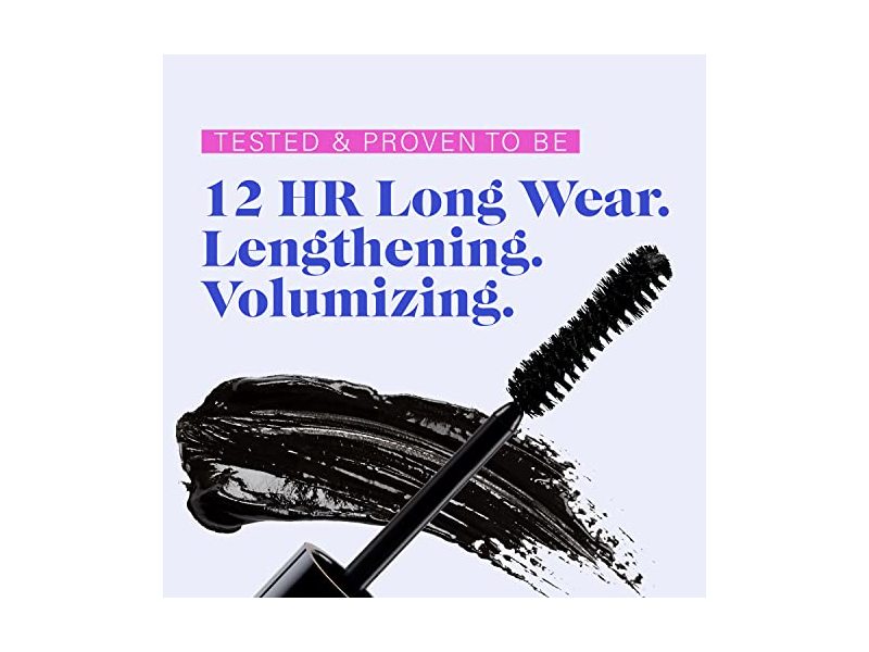 PYT Beauty 12 Hour Longwear, Lengthening and Volumizing Black Mascara