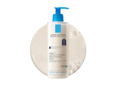 La Roche Posay Lipikar Ap+ Gentle Foaming Moisturizing Wash, 13.52 fl oz/400 mL