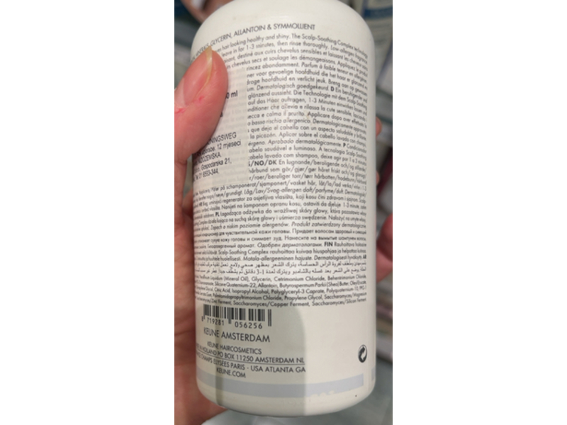 Keune Care Derma Sensitive Conditioner, 8.5 fl oz/250 mL