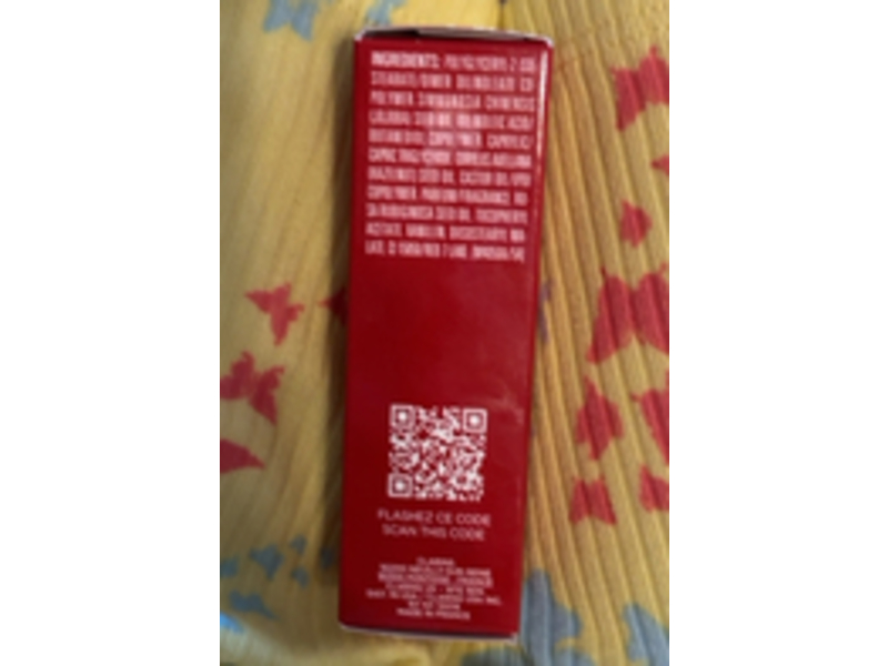 Clarins Lip Comfort Oil, Iconic Red, 0.2 oz/7 mL