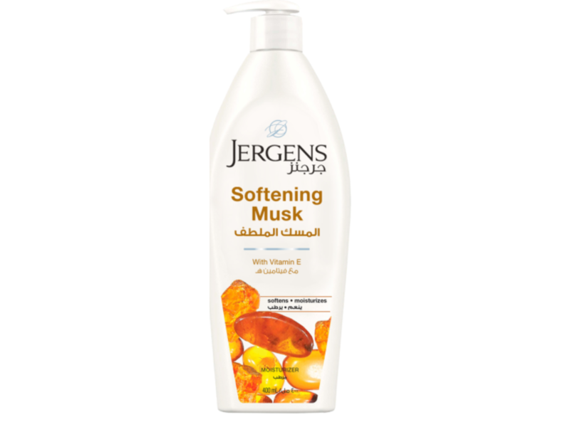 Jergens Softening Musk Moisturizer, Vitamin E, 200 mL