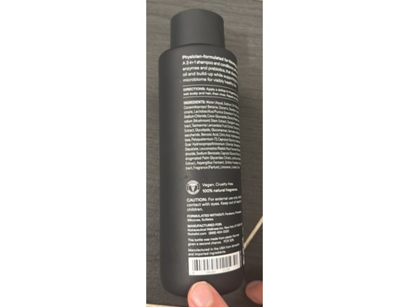 Nutrafol Men Scalp Microbiome 2-In-1 Shampoo & Conditioner, 8.1 fl oz/240 mL