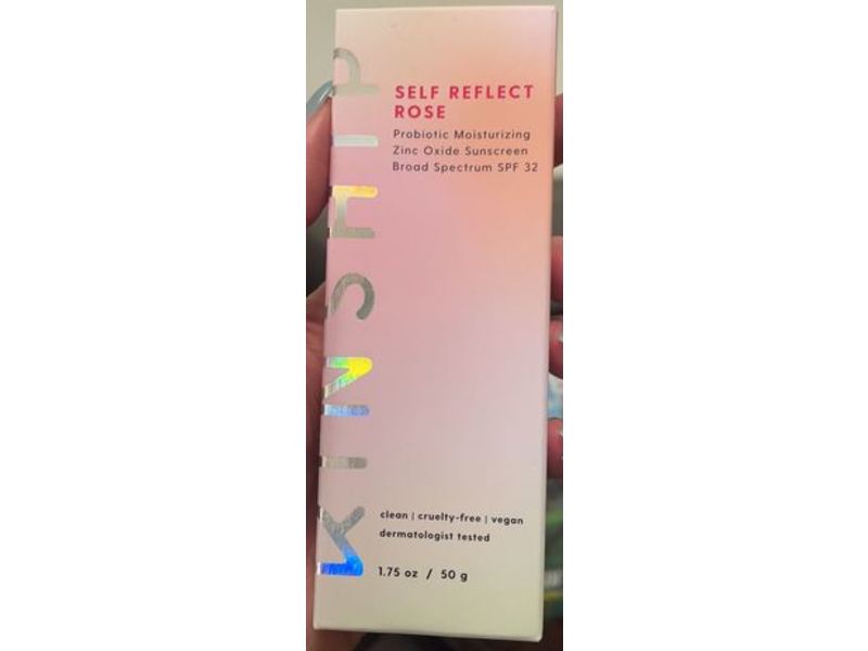 Kinship Self Reflect Rose Probiotic Moisturizing Zinc Oxide Sunscreen, SPF 32, 1.75 oz/50 g