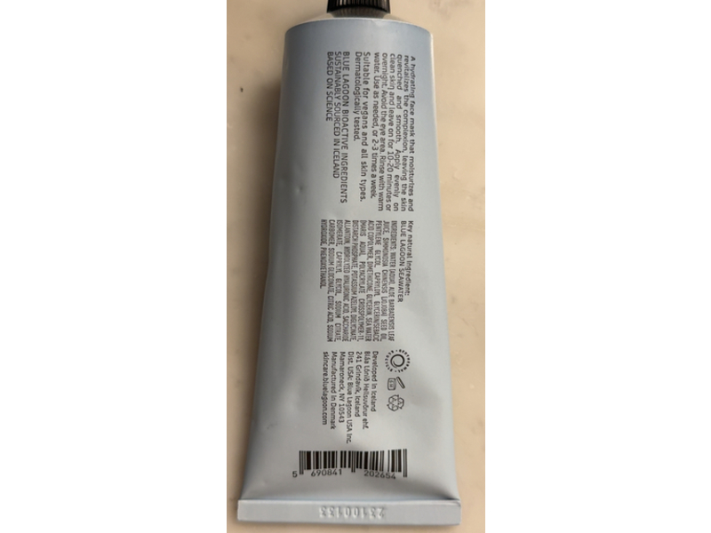 Blue Lagoon Iceland Hydrate And Revitalize Mineral Mask, 2.5 fl oz/75 mL