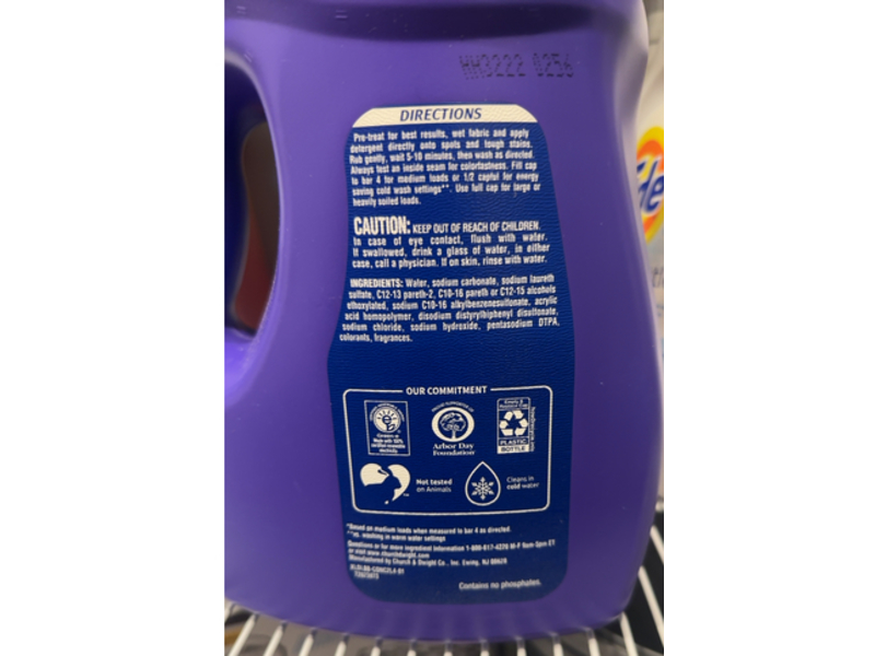 Xtra Laundry Liquid Detergent, Tropical Passion, 84 Loads, 100.8 fl oz/2.98 L