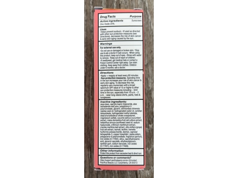 Pacifica Color + Protection Ultra CC Cream Radiant Foundation,Neutral/Fair, SPF 30, 1 fl oz/30 mL