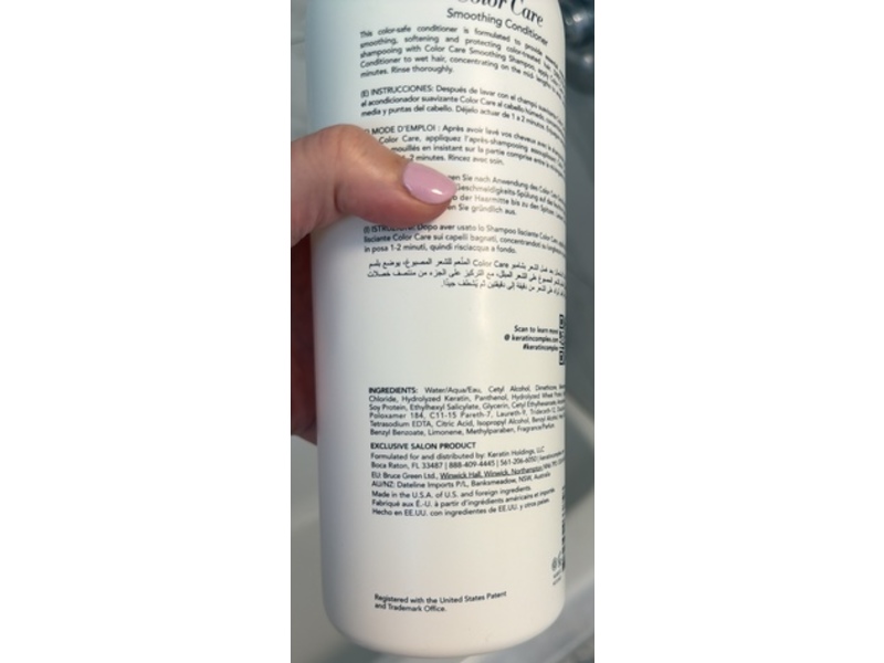 Keratin Complex Color Care Smoothing Conditioner, 32 fl oz/946 mL