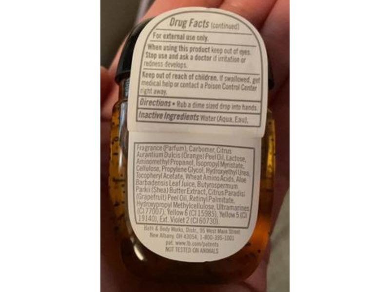 Bath & Body Works Pocketbac Anti-Bacterial Hand Gel, Sunshine & Lemons, 1 fl oz/29 mL, Pack Of 5