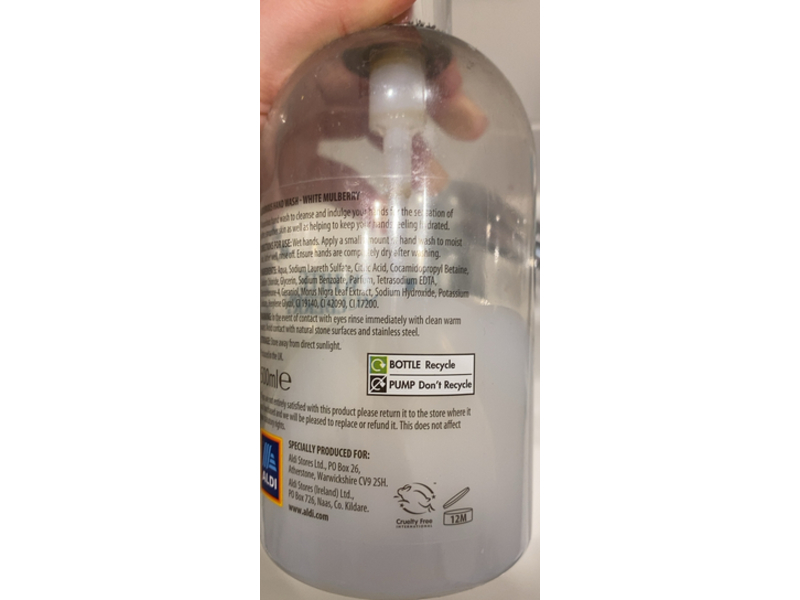 Lacura Luxurious Hand Wash White Mulberry, 16.9 fl oz/500 mL