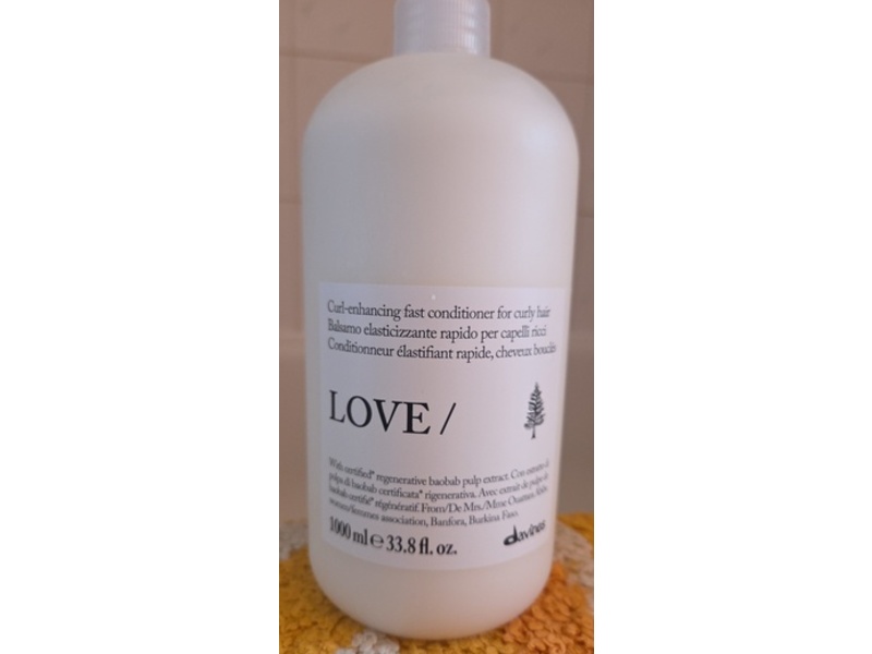 Davines LOVE Curl-Enhancing Fast Conditioner, 33.8 fl oz/1000 mL