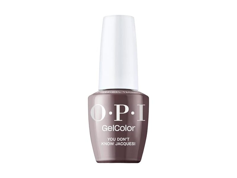 O.P.I GelColor, You Don't Know Jacques! Opaque Dark Taupe, 0.5 fl oz/15 mL