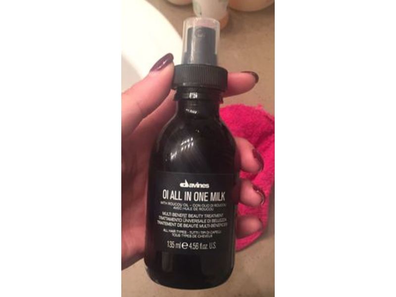 Davines Oi Multi Benefit Beauty Treatment All In One Milk for Unisex, 4.56 fl oz/135 mL