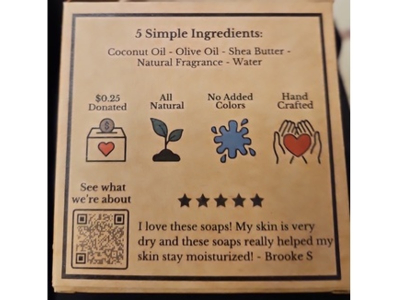 Mo & Co Soaps Hand & Body Soap, Oatmeal Milk & Honey, 5 oz, Pack Of 3