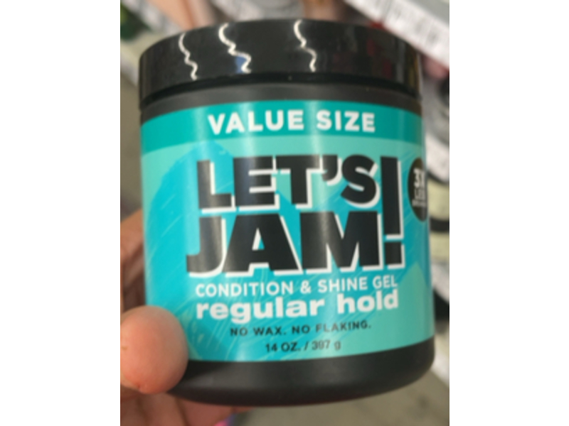 Let's Jam Regular Hold Condition & Shine Gel, 14 oz/397 g