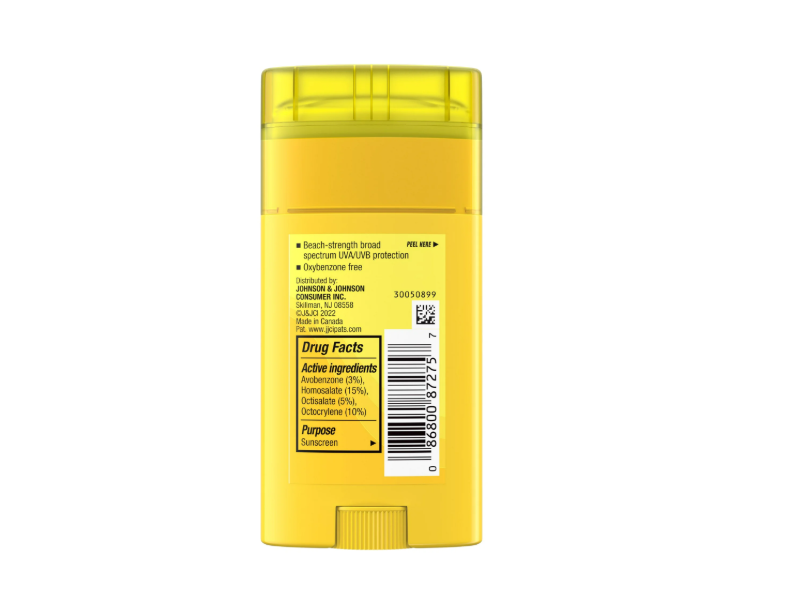 Neutrogena Beach Defense Water+Sun Protection Sunscreen Stick, SPF 50+, 1.5 oz/42 g