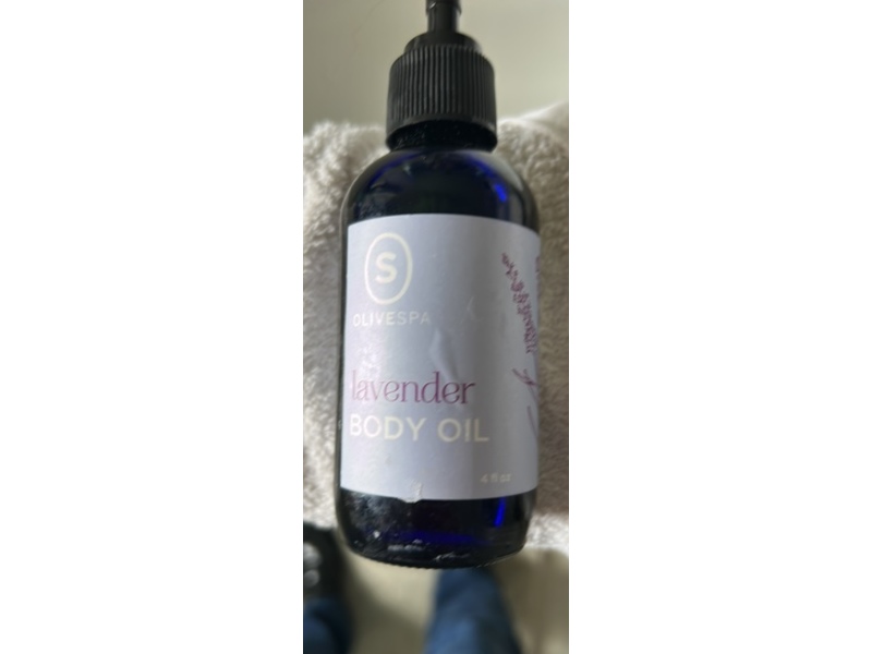 Olivespa Body Oil, Lavender, 4 fl oz