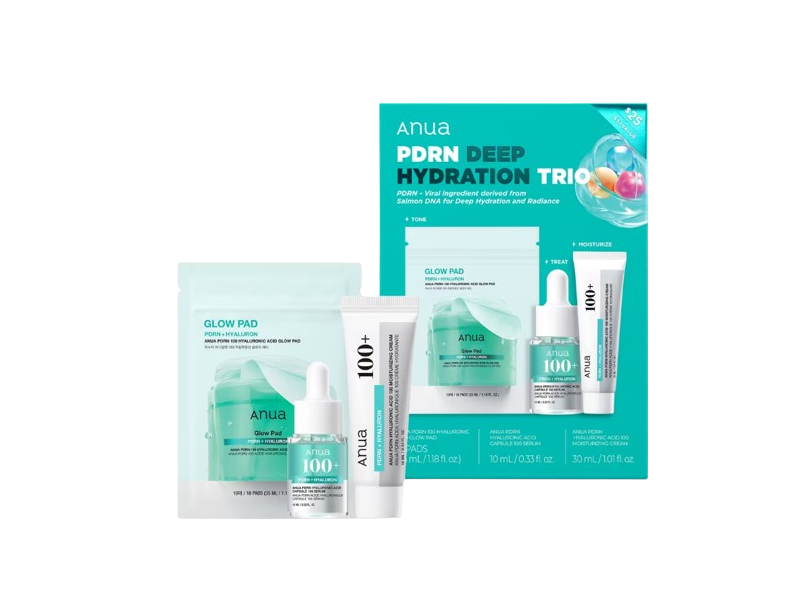 Anua Pdrn Deep Hydration Trio Set