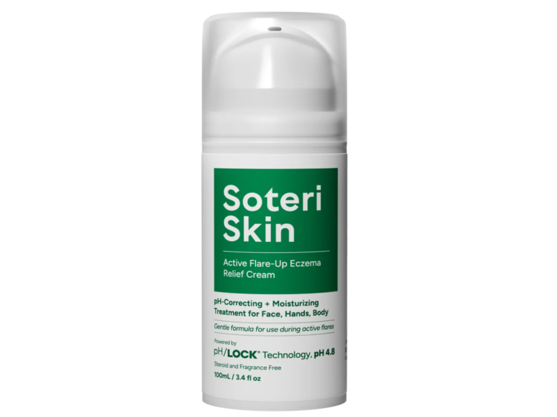 Soteri Skin Active Flare-Up Eczema Relief Cream, Ph 4.8, 3.4 fl oz/100 mL