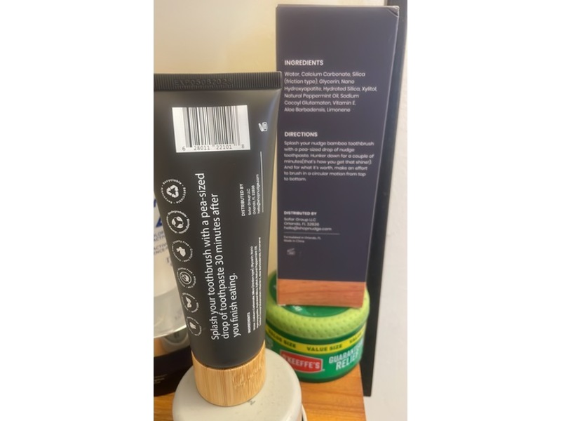 Nudge Toothpaste, Natural Mint, 4.5 oz, Pack Of 2