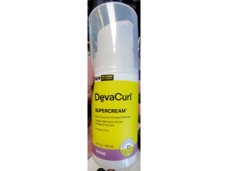 Devacurl Supercream Rich Coconut-Infused Definer, Define, 5.1 fl oz/150 mL