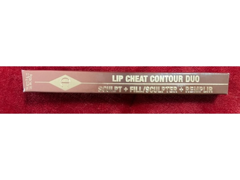 Charlotte Tilbury Super Nudes Lip Liner Cheat Duo, Medium, 0.02 oz/0.76 g